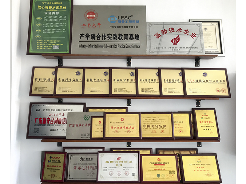 公司廠房-資質認證，榮譽證書(圖1)